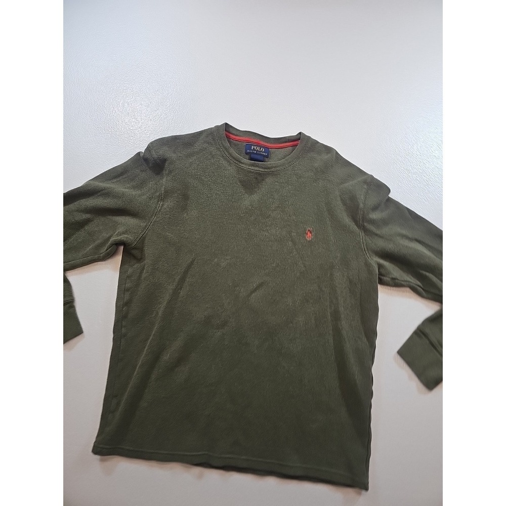 Polo Ralph Lauren Sweater Men's Large Crewneck Pullover Green